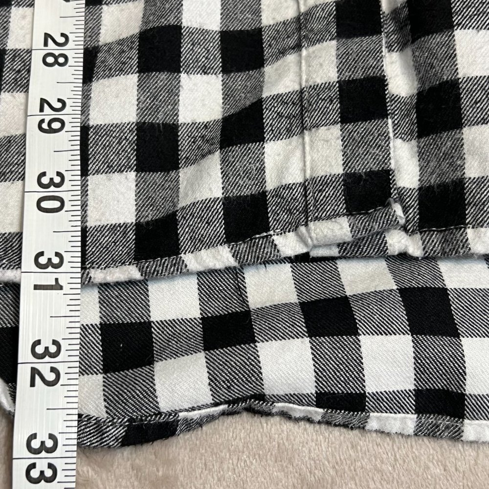 Sherish Women's Dress Shirt Button Down Gingham Size S Long Sleeve - Picture 5 of 5